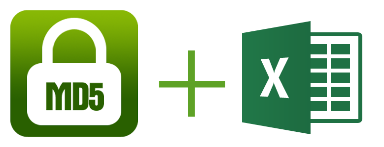 Md5 hashing. MD excel. Offline tools
